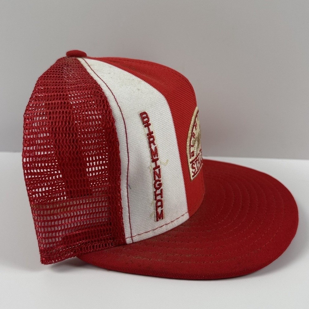 Vintage Birmingham Stallions SnapBack Hat AJD Lucky Stripes 80s USFL USA - Picture 2 of 6